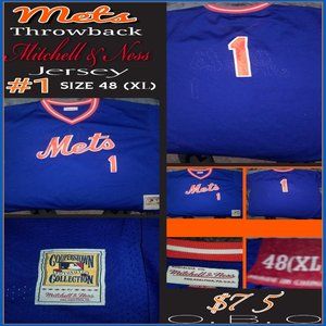 **Throwback** New York Mets Mitchell & Ness Cooperstown Jersey!! **